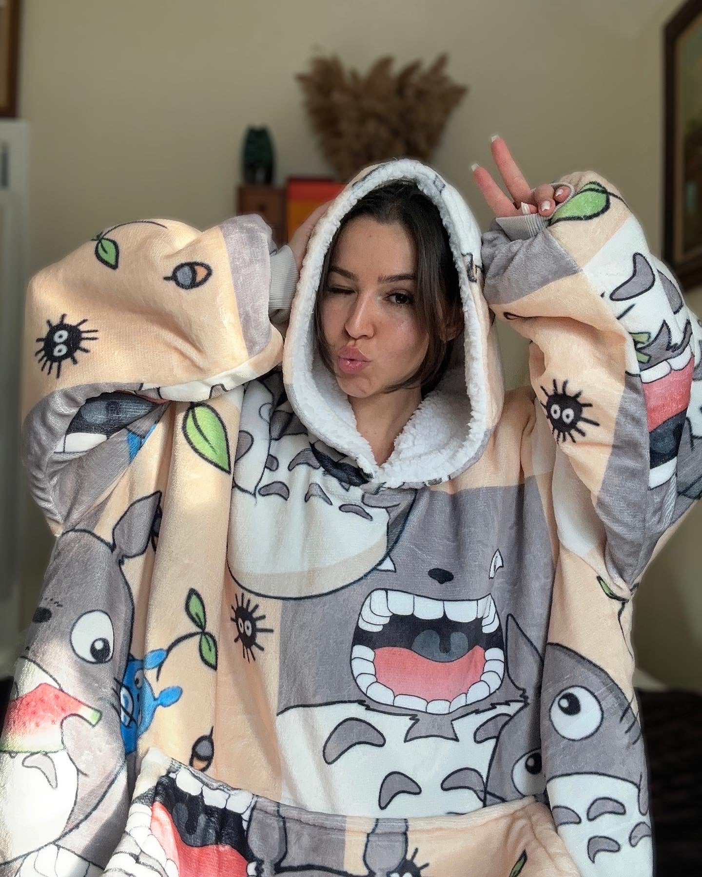 Totoro Blanket Hoodie – EV
