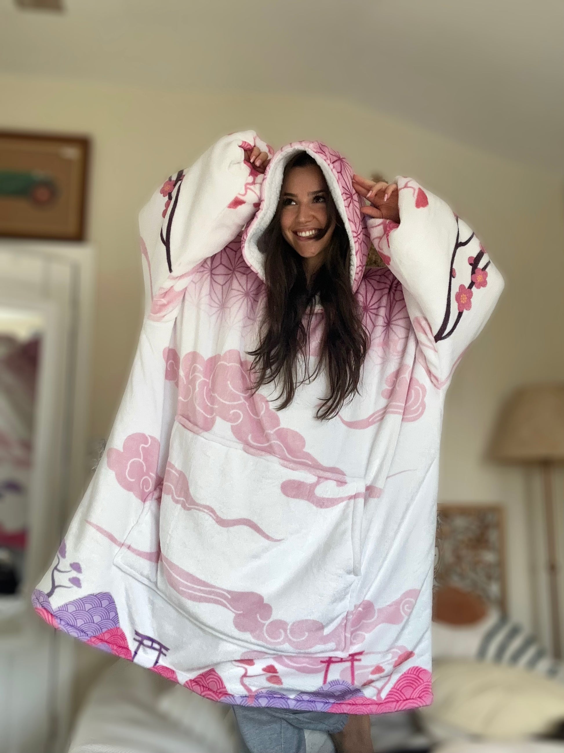 Nezko Kimono Blanket Hoodie – EV